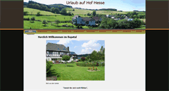 Desktop Screenshot of ferienwohnungen-hesse.de